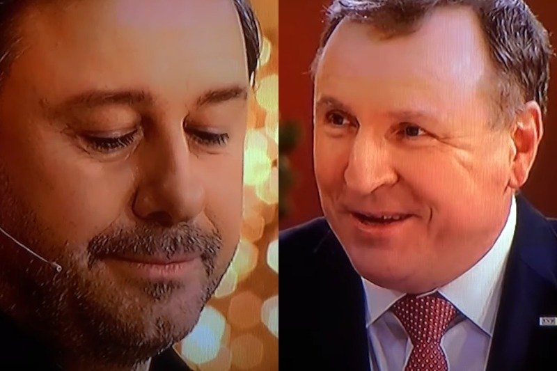 Andrzej Piaseczny podbił internet swoimi minami podczas przemówienia Jacka Kurskiego. [WIDEO]