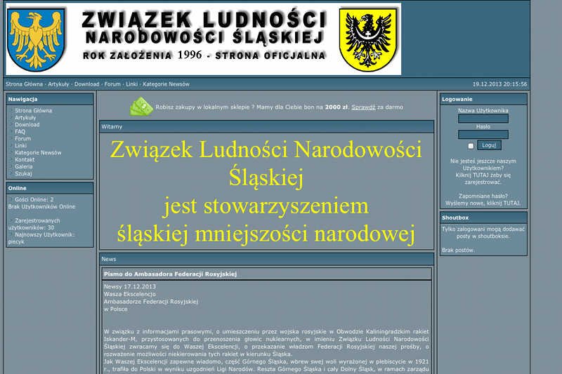 Ślązacy do Władimira Putina: Prosimy o niekierowanie rakiet w kierunku Śląska