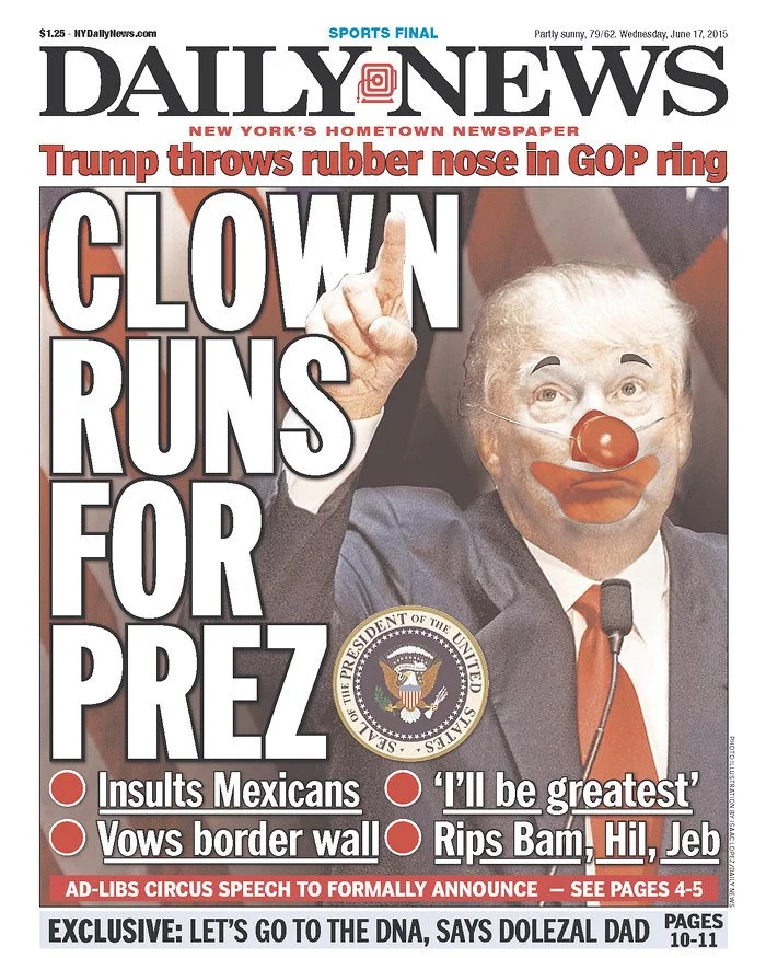 Okładka "New York Daily News"