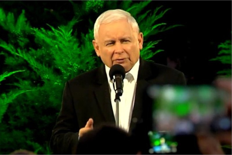 Jarosław Kaczyński spotkał się w Warszawie z młodzieżówką PiS.