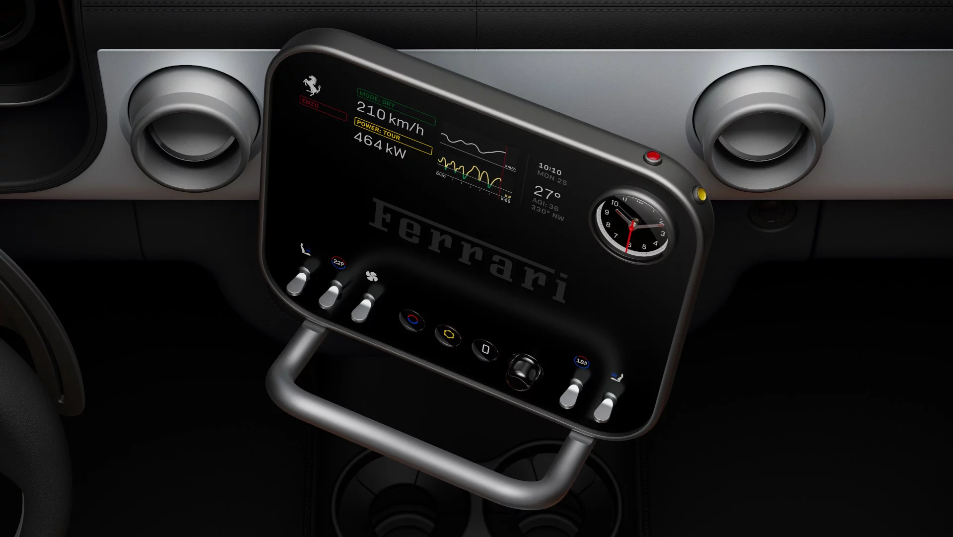 Wnętrze Ferrari Luce