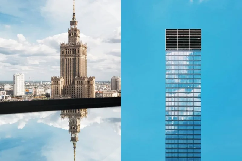 Warszawa z wysokości zyskuje zupełnie nowe oblicze