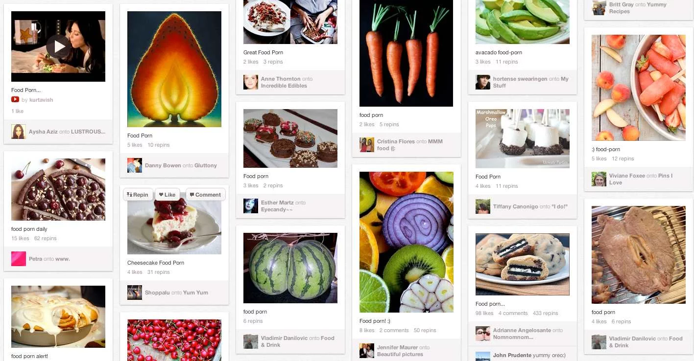 Food Porn na pinterest.com