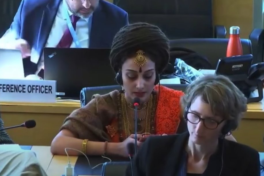 Przedstawiła się jako ambasador Stanów Zjednoczonych Kailasy.