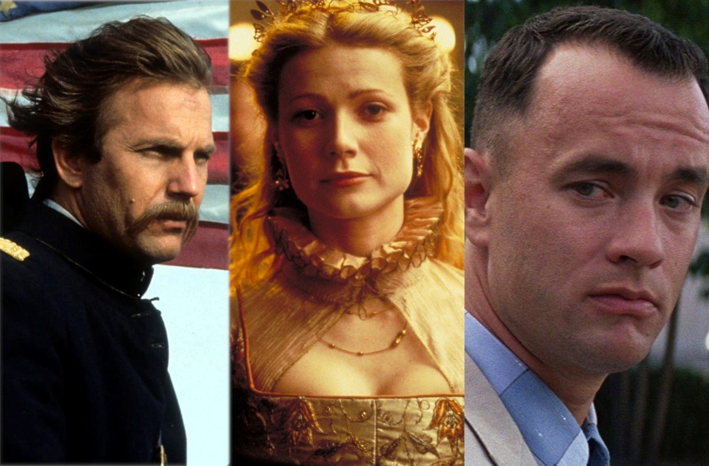 "Tańczący z wilkami", "Zakochany Szekspir" i "Forrest Gump"