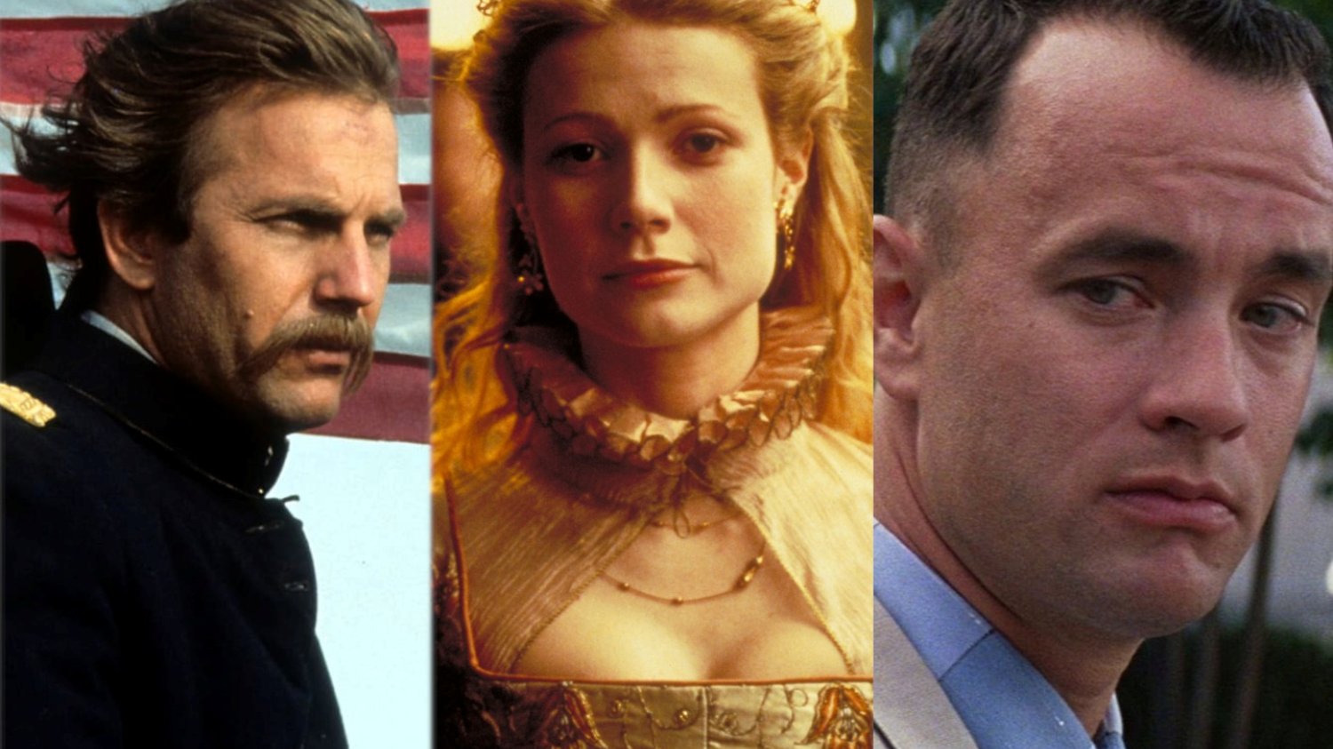 "Tańczący z wilkami", "Zakochany Szekspir" i "Forrest Gump"