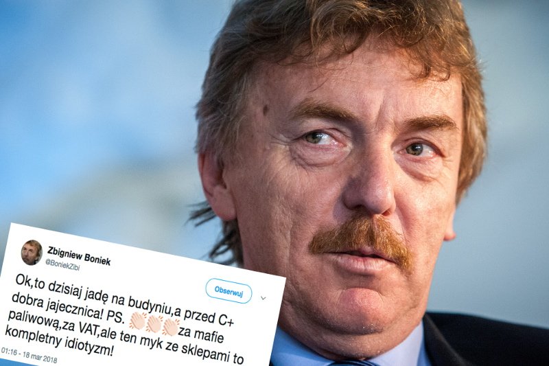 Prezes PZPN Zbigniew Boniek nie jest zadowolony z pozamykanych sklepów.