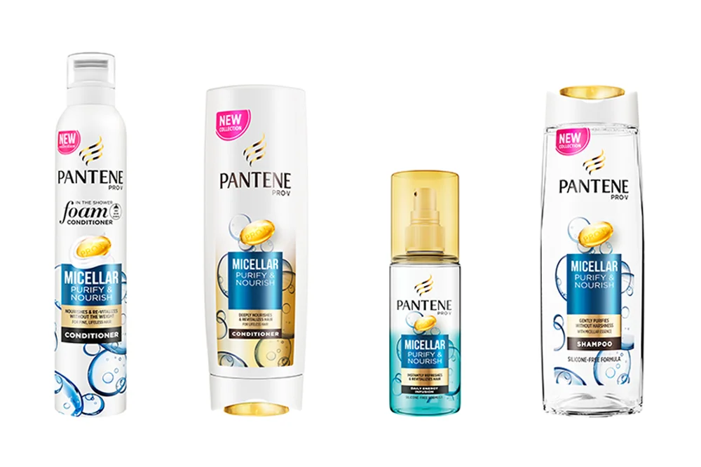 Najnowsza linia produktów Pantene Micellar Oczyszczanie i Odżywianie