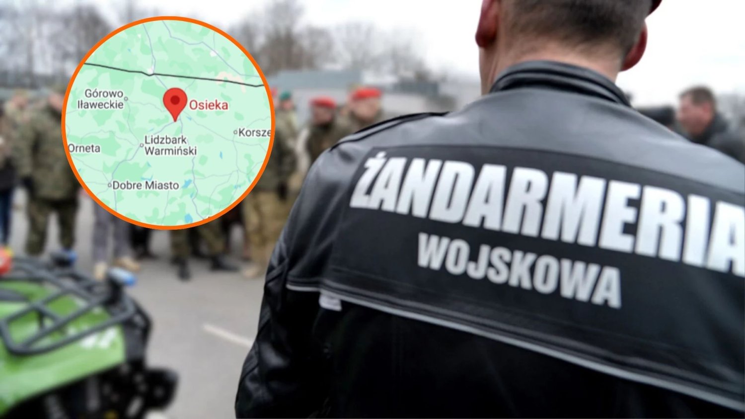Żandarmeria Wojskowa, dron, Osieka