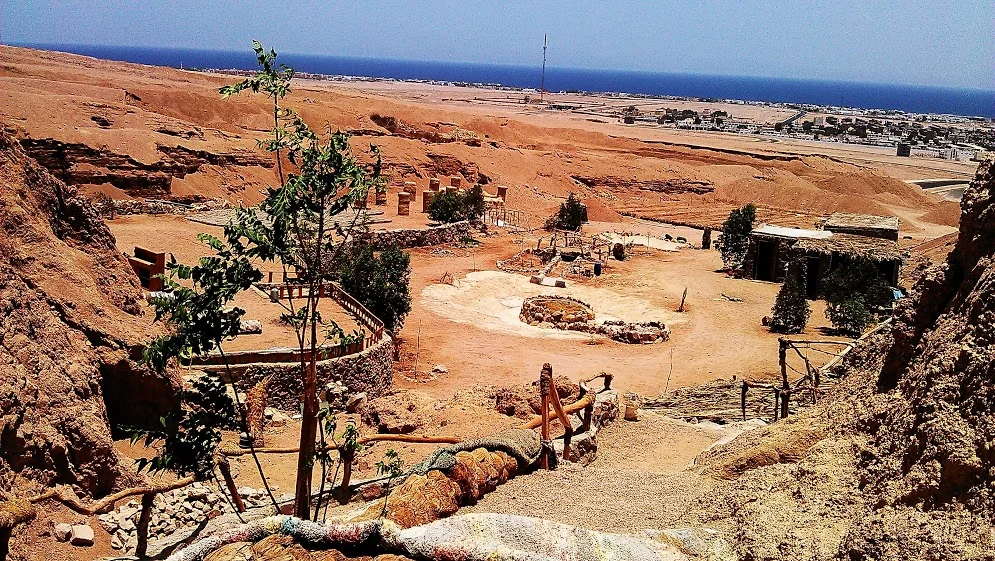 Panorama Mountain Eco Camp Dahab z tarasów