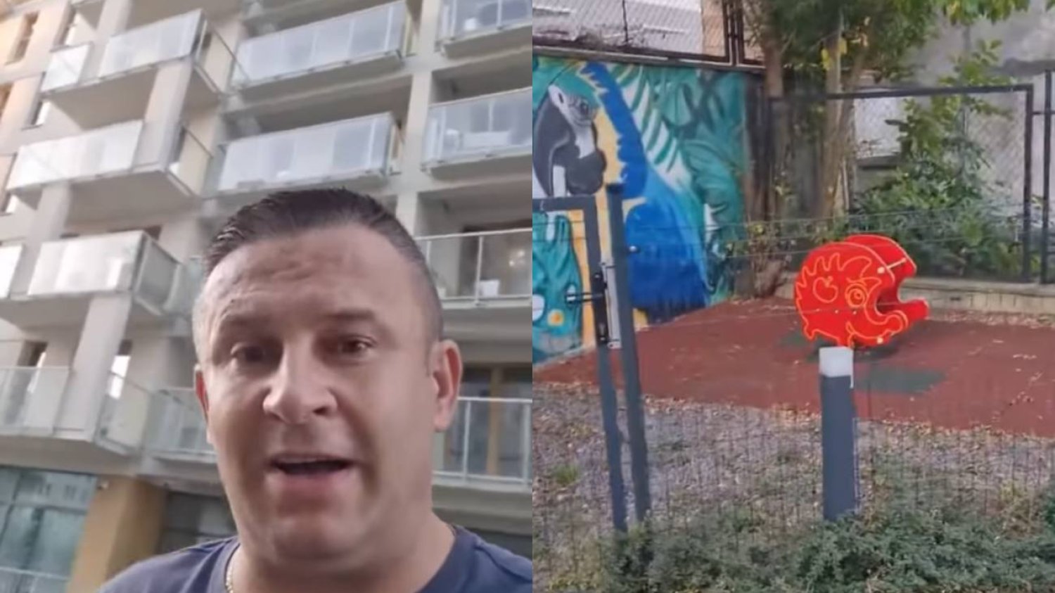 Bareja by tego nie wymyślił. Mężczyzna pokazał plac zabaw na nowym blokowisku