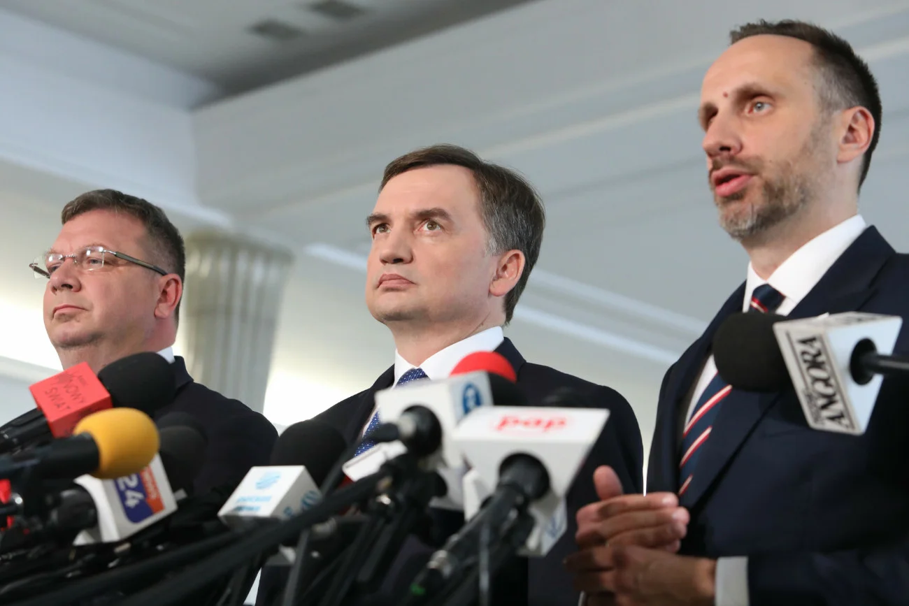 Solidarna Polska chce cofnąć zaplanowaną przez PiS likwidację górnictwa Michał Wójcik, Zbigniew Ziobro, Janusz Kowalski, Sejm