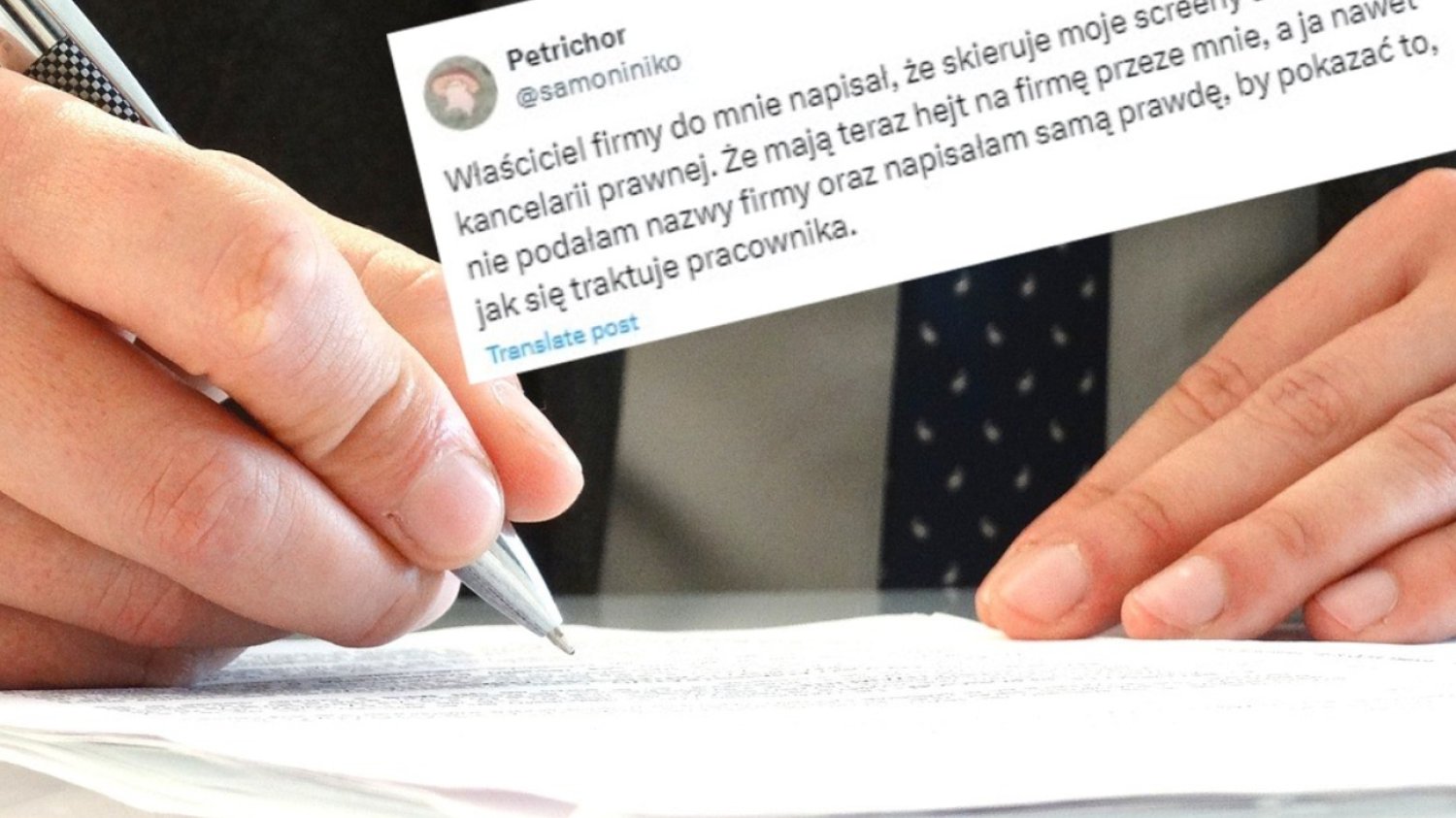 Zwolniona graficzka zostanie pozwana? Ministerstwo Sprawiedliwości radzi