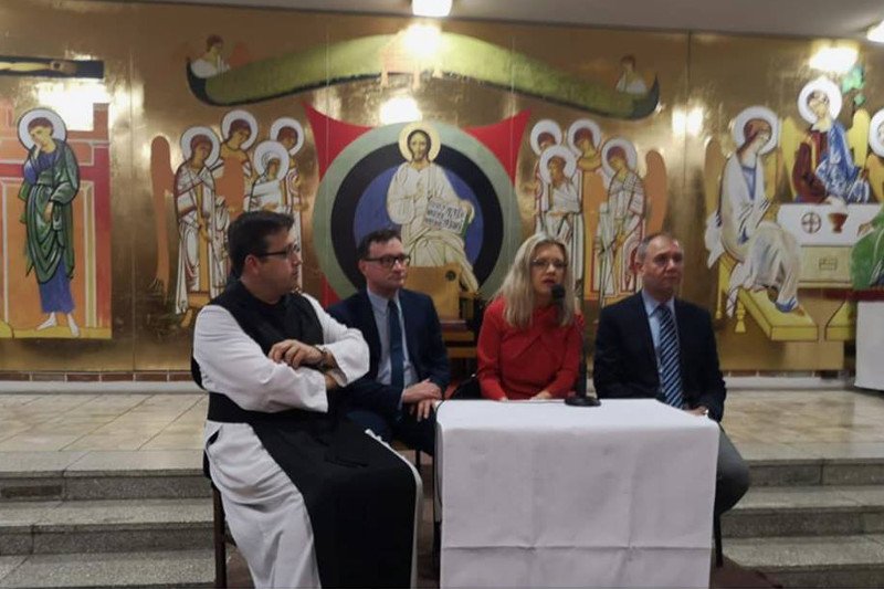 To Cystersi z nowohuckiej parafii pw. Matki Bożej Częstochowskiej zorganizowali konwencję Małgorzaty Wasserman.