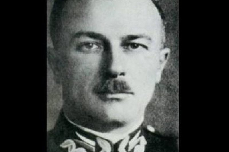 Petr Diaczenko w mundurze Wojska Polskiego.