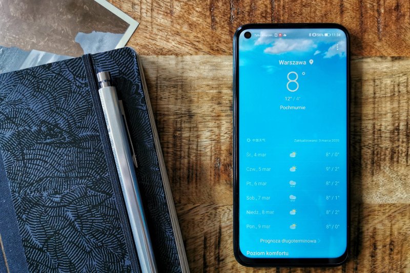 Zdjęcie konkursowe przedstawia smartfon Huawei P40 lite