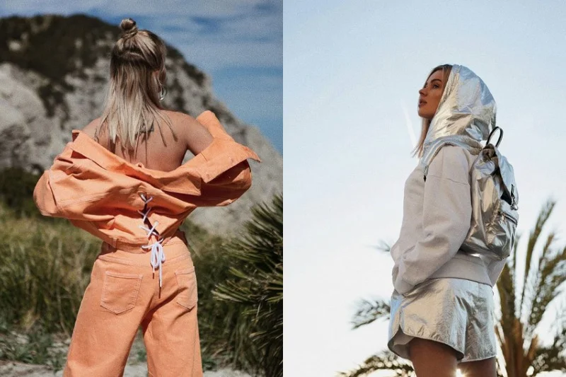 Twarzą kolekcji festiwalowej Reserved została Maffashion, która sama chętnie jeździ na festiwale muzyczne. Wśród ubrań znajdziemy m.in. połyskujące szorty(79, 99zł) i plecaki (99, 99 zł) oraz kurtkę jeansową w oryginalnym kolorze (159, 99 zł)