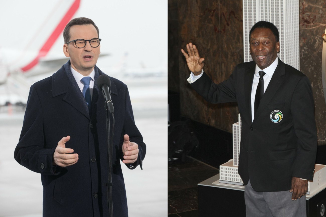 Premier Mateusz Morawiecki pożegnał legendarnego brazylijskiego wirtuoza wpisem na Facebooku.