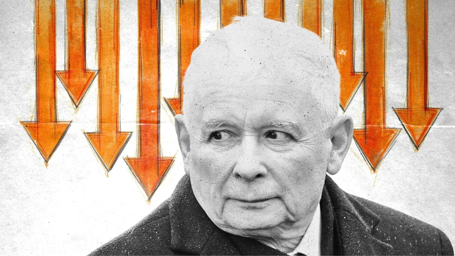Nowy sondaż koszmarem dla PiS. Zanotowali najgorszy wynik w swojej historii Jarosław Kaczyński na tle wskaźników sondażowych