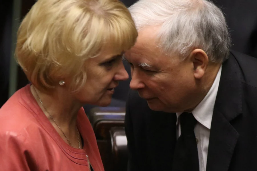 Prezes Jarosław Kaczyński miał bardzo przeżyć śmierć Jolanty Szczypińskiej.