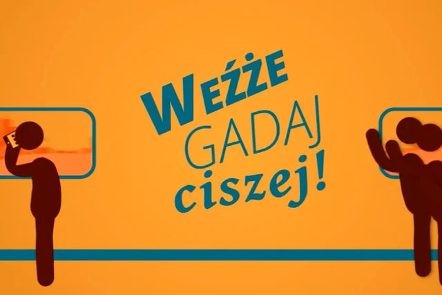 Krakowski  Zarząd Infrastruktury Komunalnej i Transportu apeluje do podróżnych, by nie rozmawiali głośno przez telefon