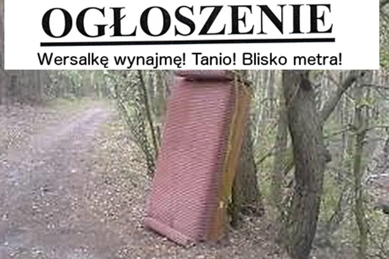 Miejsce w wersalce?