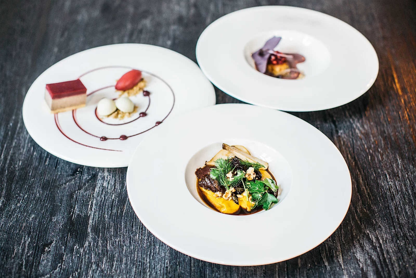 Menu degustacyjne przygotowane przez L'enfant Terrible