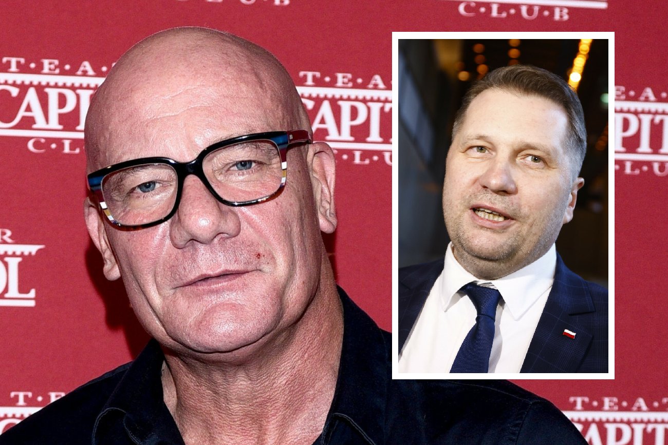 Piotr Zelt wdał się w pyskówkę z internautą. W tle tytuł "Dzbana Roku 2023"