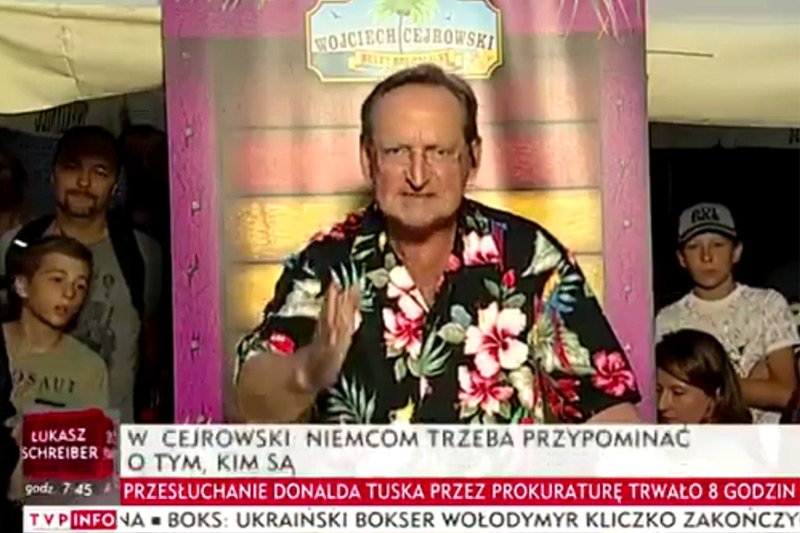 Wojciech Cejrowski kolejny raz urządził sobie seans nienawiści na antenie TVP Info.