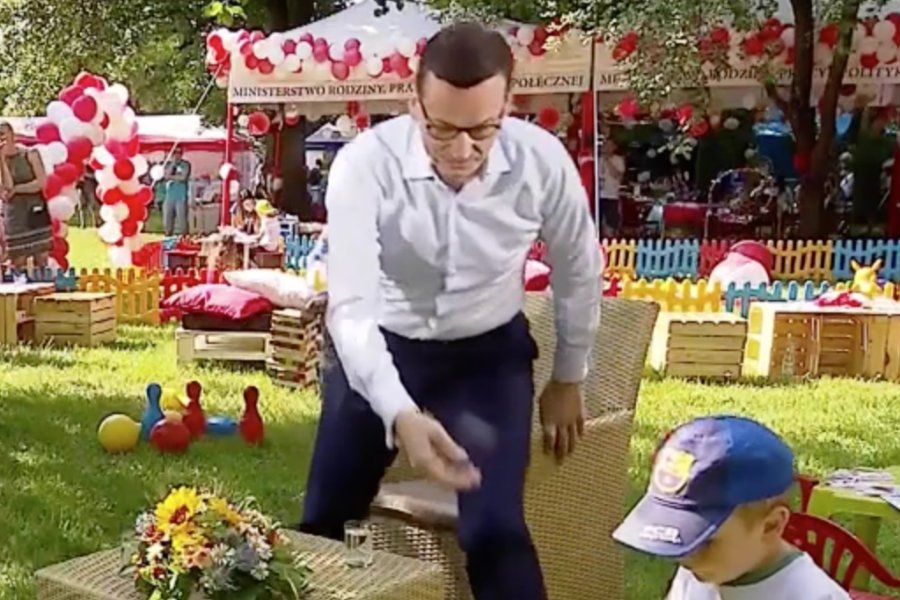 Piknik z okazji Dnia Dziecka odbył się w KPRM, a gościem specjalnym był Mateusz Morawiecki.