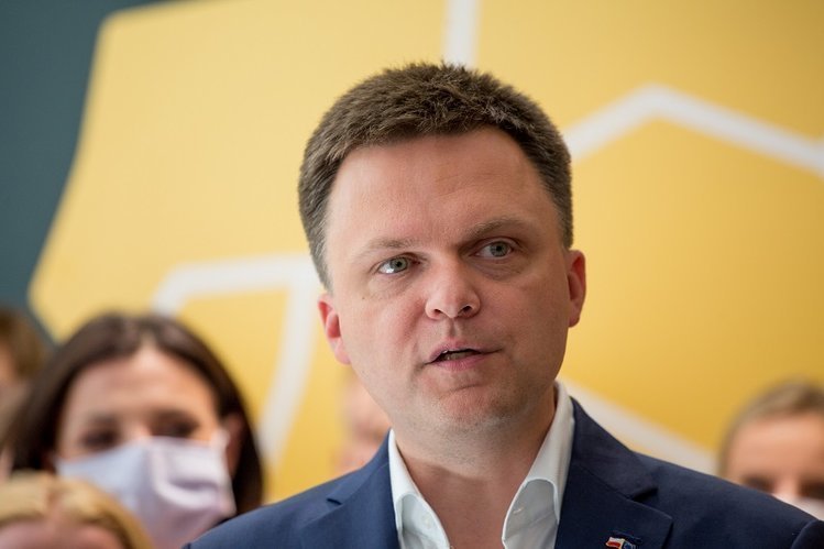 Szymon Hołownia uważa Andrzeja Dudę za "prezydenta bezobjawowego".