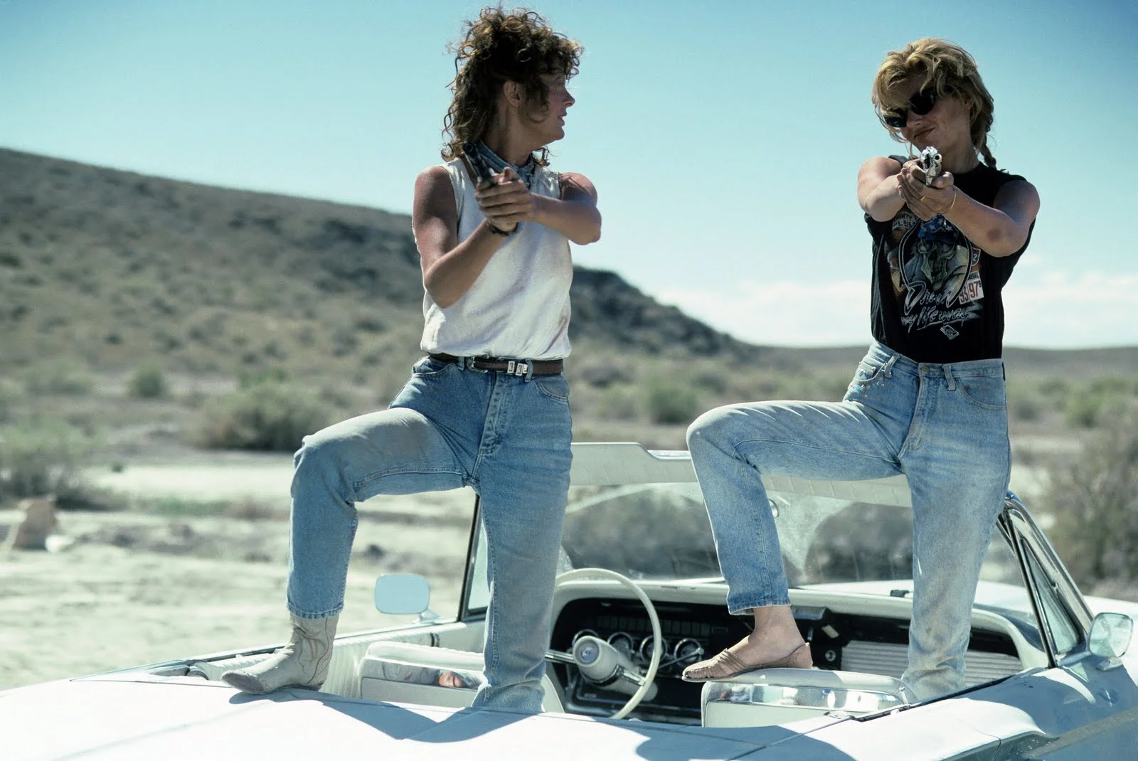 Susan Sarandon i Geena Davies w filmie „Thelma i Louise” (1991)