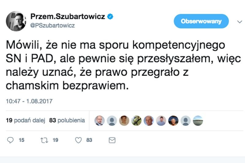 Sąd Najwyższy zawiesił postępowanie ws. Mariusza Kamińskiego