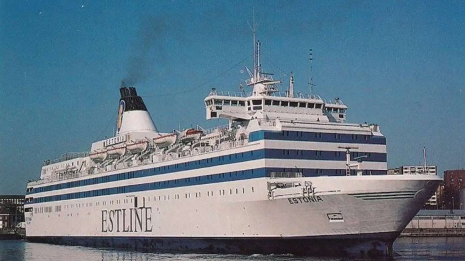 Archiwalne zdjęcie promu "Estonia". Archiwalne zdjęcie promu "Estonia".