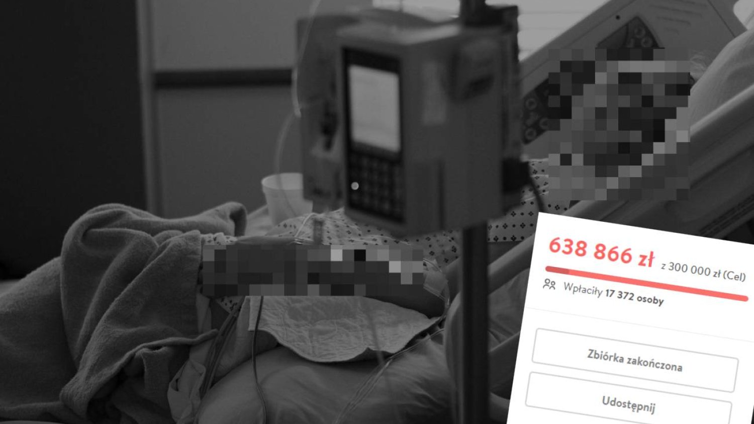 Wiadomo, co dalej z pieniędzmi zebranymi na pomoc Kamilowi