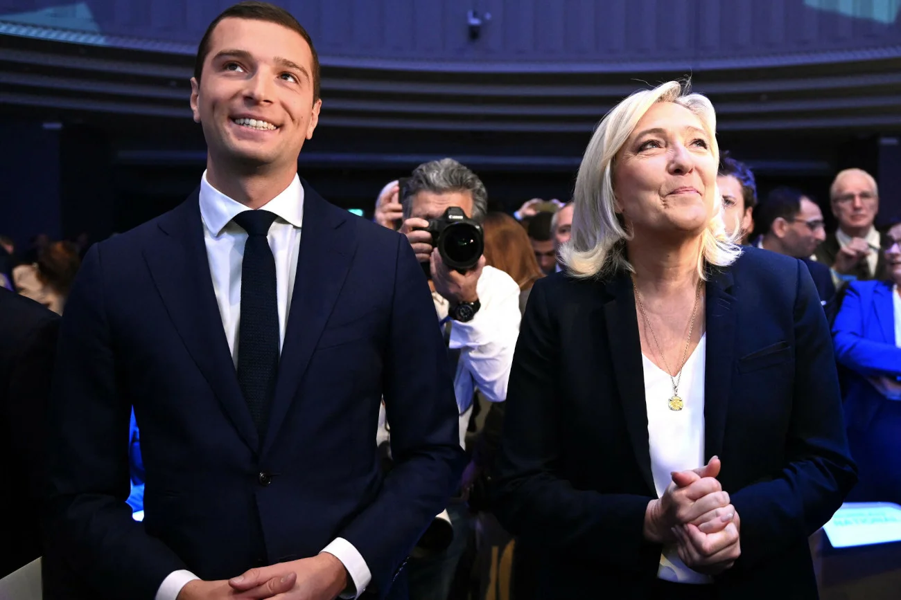 Jordan Bardella w 2022 roku został przewodniczącym Zjednoczenia Narodowego. Wcześniej ze stanowiska ustąpiła Marine Le Pen.