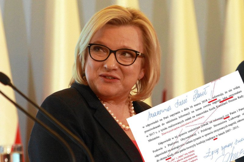 Beata Kempa napisała do Agnieszki Pomaskiej. Analizę tego pisma przeprowadził użytkownik Twittera.