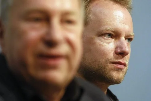 Jerzy Stuhr i jego syn Maciej.