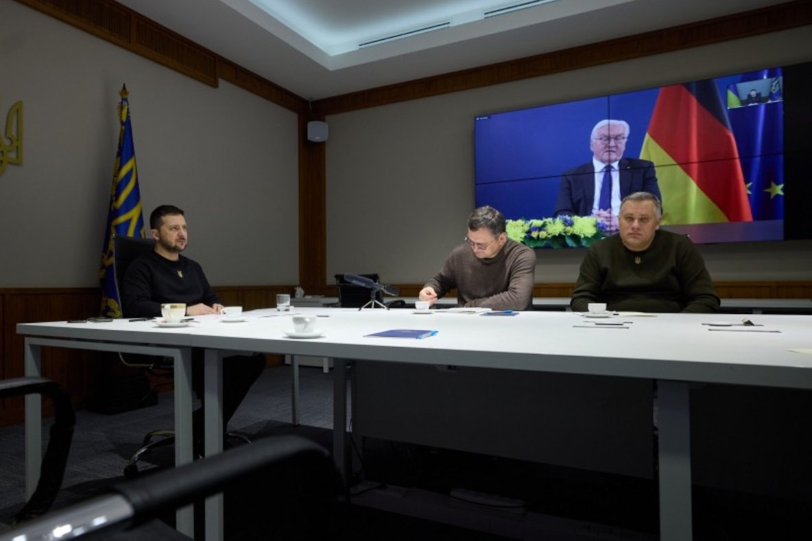 Rozmowa prezydentów Ukrainy i Niemiec.