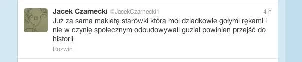 Wypowiedź Piotra Guziała na temat warszawskiej starówki była szeroko komentowana na Twitterze.