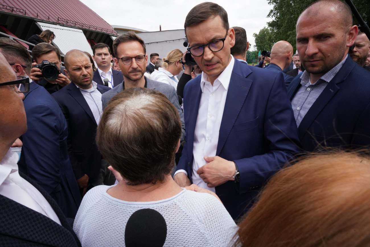– W Zgierzu jak w soczewce skupiają się założenia "Polskiego Ładu" – przemawiał do mieszkańców premier Mateusz Morawiecki.