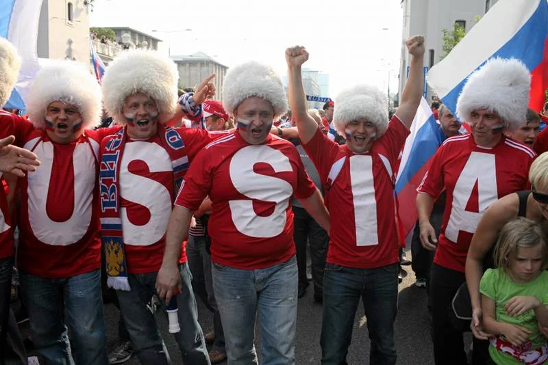 Marsz rosyjskich kibiców