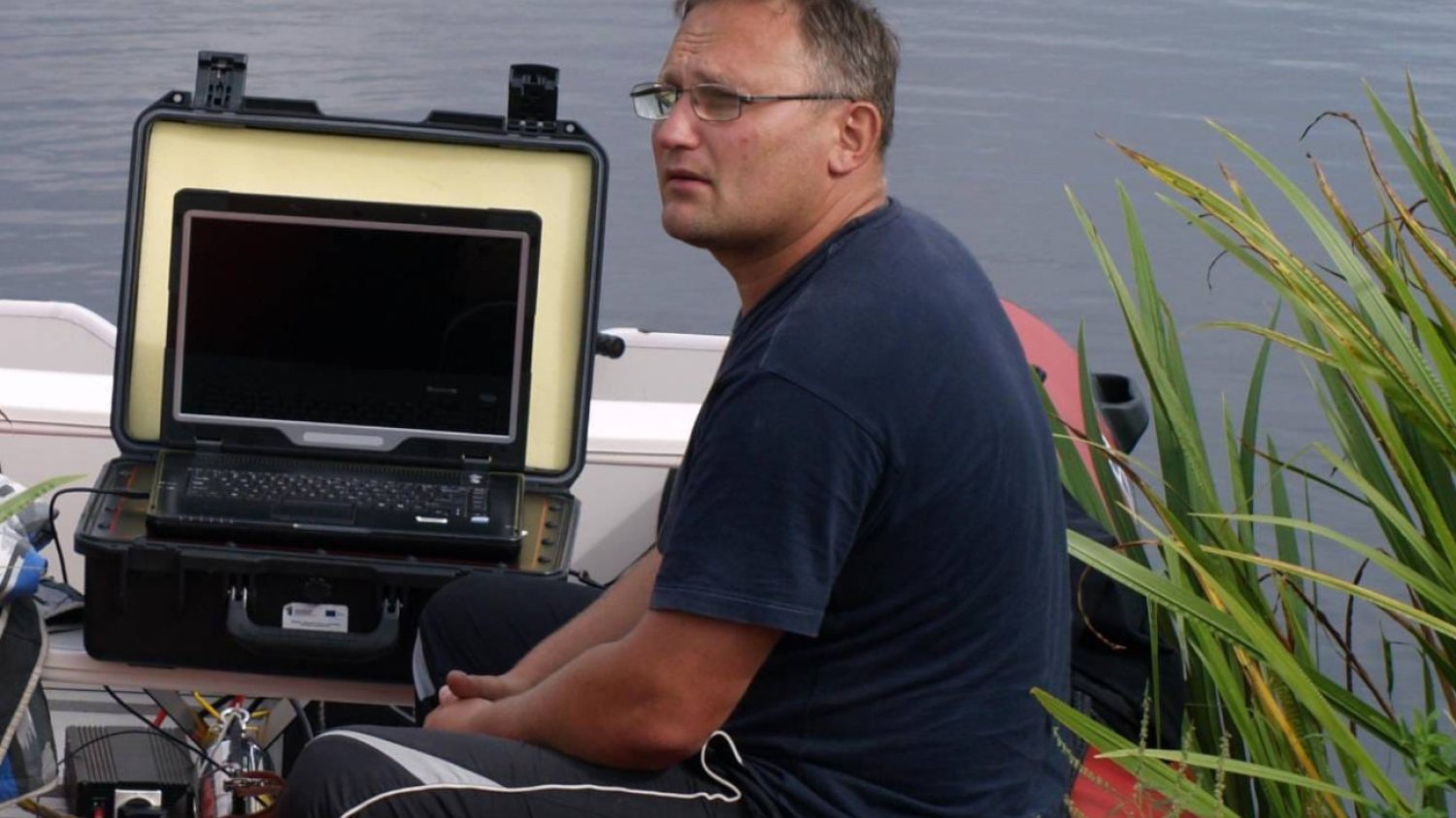 Maciej Rokus podczas poszukiwań Iwony Wieczorek