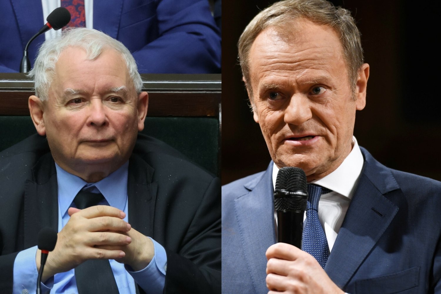 Jarosław Kaczyński i Donald Tusk