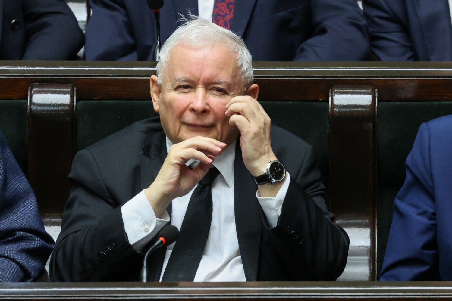 Prezes PiS Jarosław Kaczyński