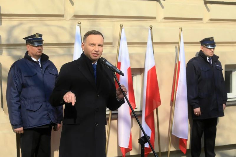 Andrzej Duda przemawiał w rocznicę Marca' 68. Przerwały mu okrzyki "hipokryta!".