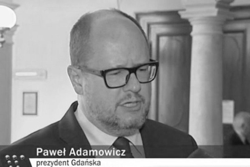 Archiwalne zdjęcie Pawła Adamowicza z jednego z materiałów TVP.