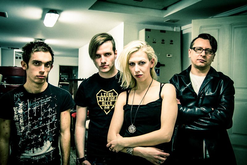 “Macabra Dolorosa albo rewia DADA w 14 piosenkach z monologami” będzie spektaklem o Katarzynie W.? Na zdjęciu (od lewej): Paweł Harańczyk, Paweł Szarek, Kasia Chlebny, Wojtek Siatkiewicz