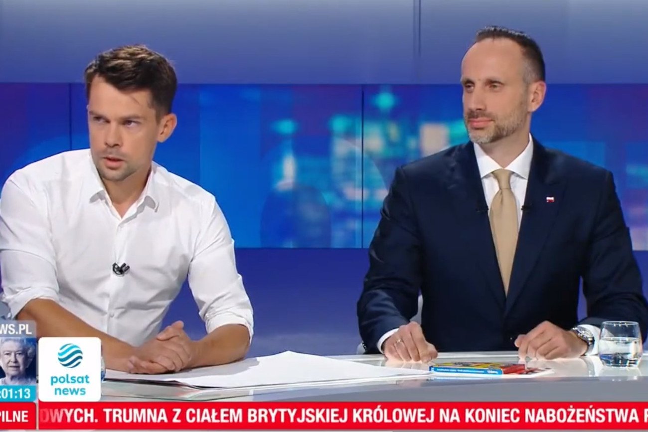 Michał Kołodziejczak i Janusz Kowalski