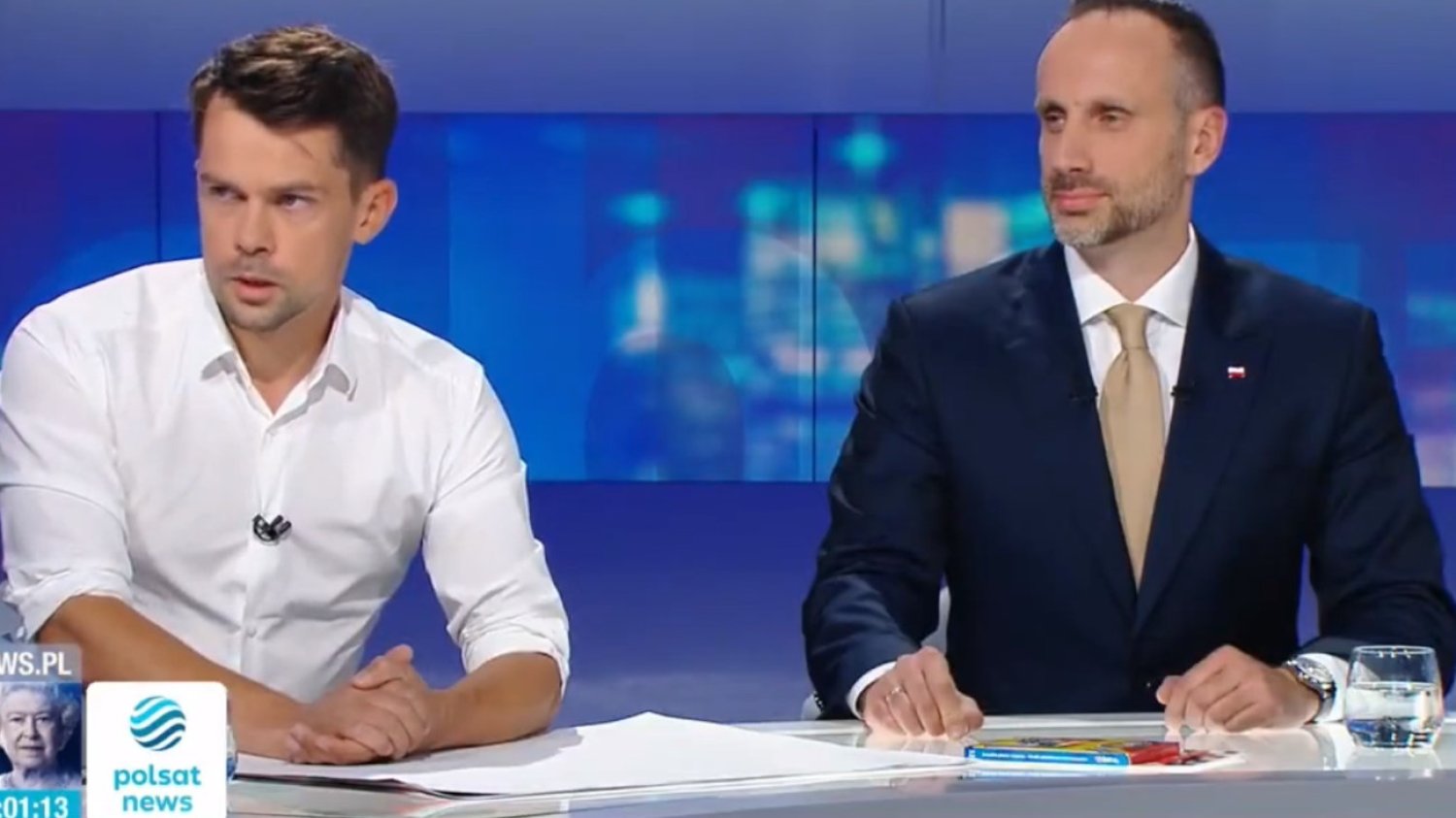 Michał Kołodziejczak i Janusz Kowalski